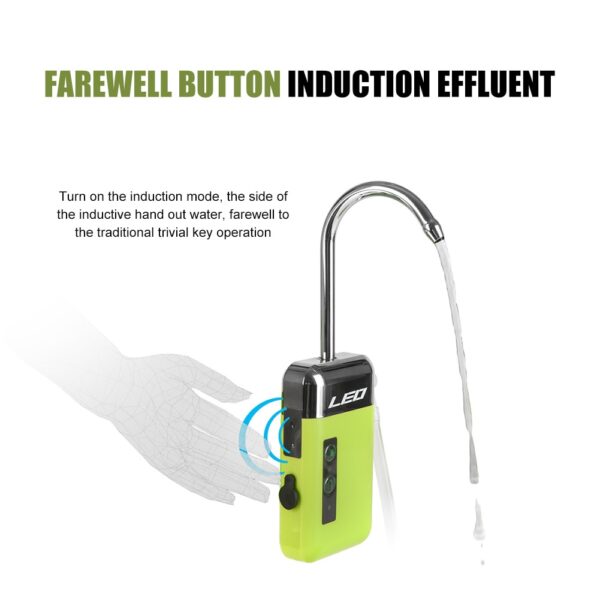 LEO USB punjiva vanjska oprema za ribolov oksigenacija Zračna pumpa Inteligentni senzor Pumpa za kisik vode Prijenosna indukcijska LED 1