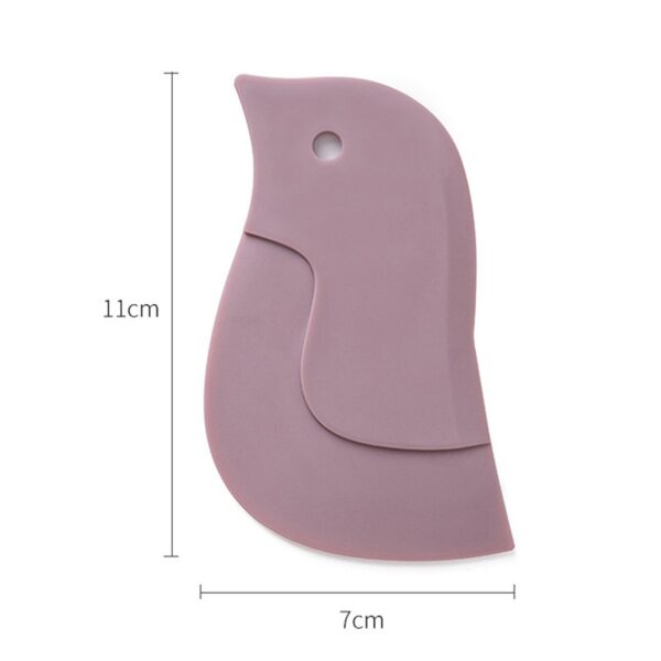 Multifunction Cute Cartoon Soft Scraper Kitchen Baking Tool Scraper Oil Plate Scraping Oil Kitchen Baking Cleaning 5