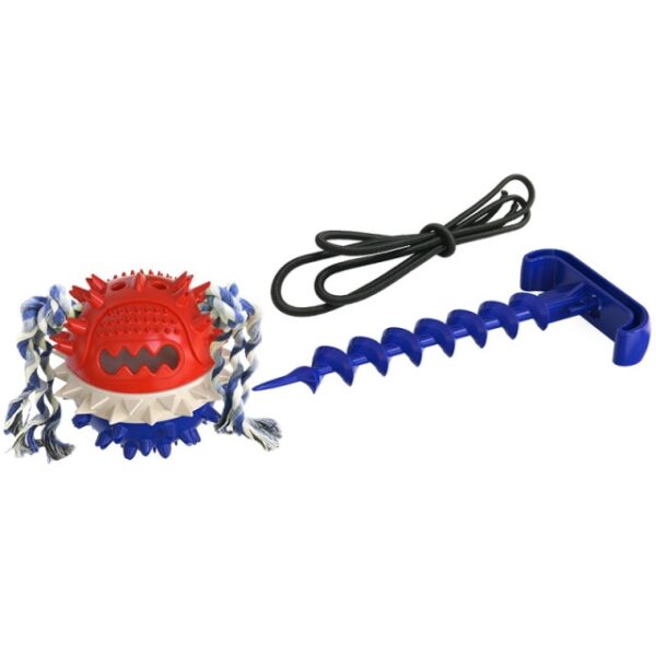 Outdoor Dog Tug Toy Chew Toy Interactive Tug of War Game for Aggressive Chewers Dog