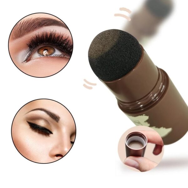 Prefect EyeBrow Stamp Shaping Kit Eyebrow Stencils Waterproof Long Stick Shape Stamp Brow Lasting Natural Contouring 3