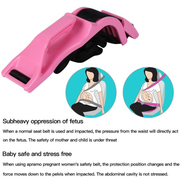 Pregnant Car Seat Belt Adjuster Comfort and Safety for Maternity Moms Belly Protect Unborn Baby Pregnant 1