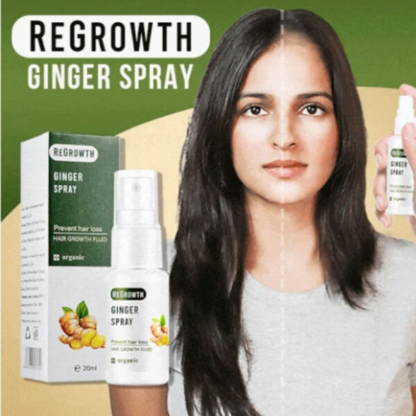 Regrowth Ginger Spray Fast Hair Growth Fluid Anti Loss Treatment Ginger Essence Prevent Hair Loss Regrowth