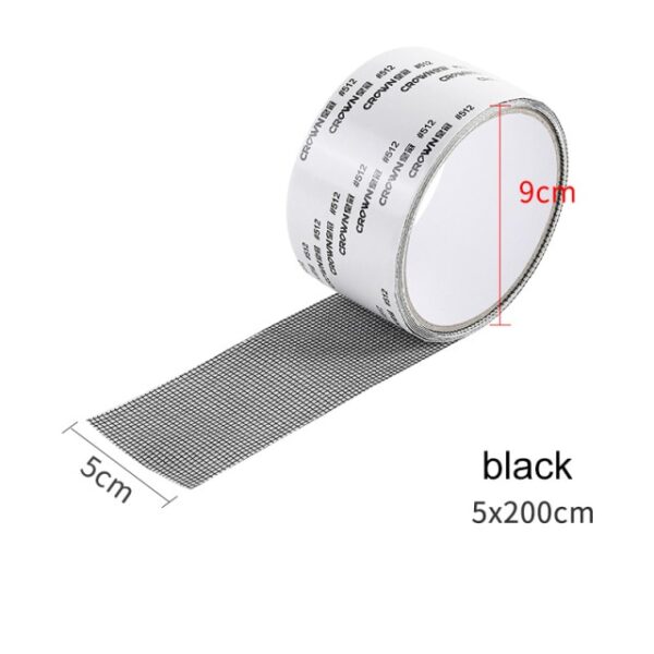 Self adhesive Screen Repair Tape Window Door Waterproof Patch Super Fix Anti Insect Door ခြင်၊