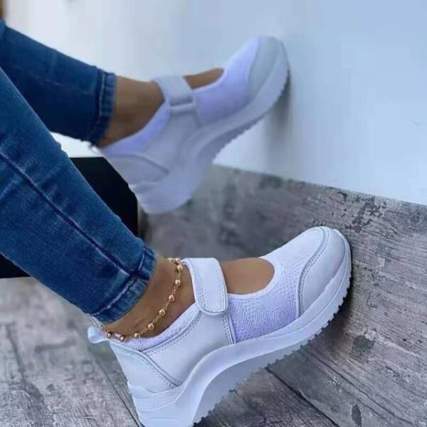 Akazi a Chilimwe Nsapato Zachilimwe Zovala Zachikazi Nsapato Zachikazi 2021 Mesh Breathable Platform Chaussure Femme Non SlipWomen Vulcanize 3.jpg 640x640 3