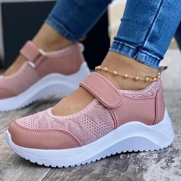 Somer Vroue Casual skoene Sneakers Dameskoene 2021 Mesh -asemhalende platform Chaussure Femme Non SlipWomen Vulcanize 4