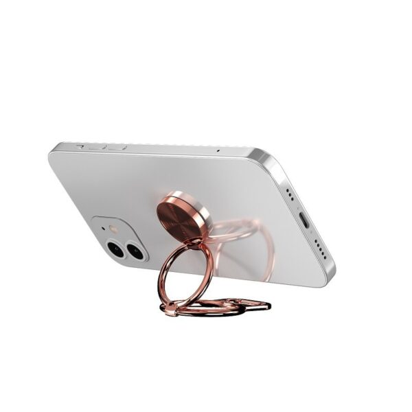 Universal mobile phone bracket Open Beer car bracket metal ring buckle folding magnetic suction For Mobile 5