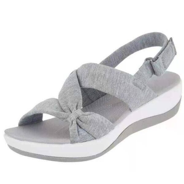 Sandals Mná 2021 Toe Dúnta Samhraidh Sandals Rómhánacha Mná Ardán Bow Dingeacha Sandals Mná Velcro Compordach 2.jpg 640x640 2