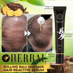 Herbal Rolling Ball Massage Hair Reactive Serum - image 1