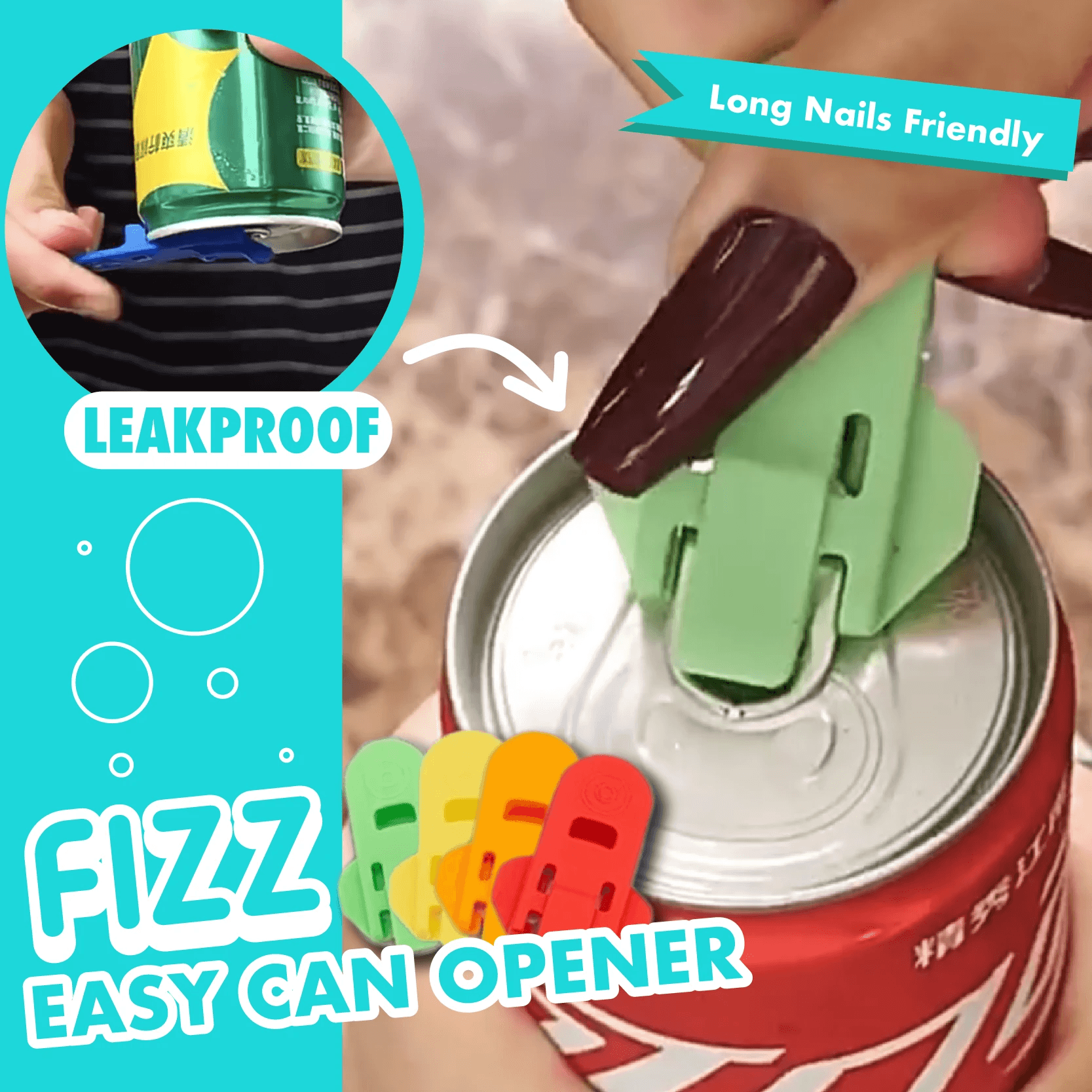 3pcs/pack protect soda easy can opener