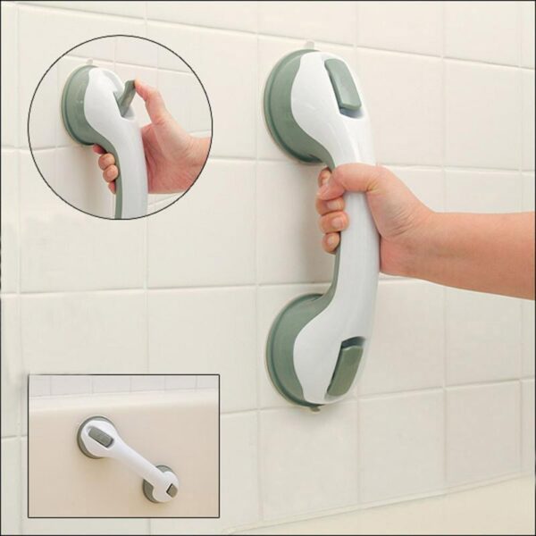 1 2 3 5pcs Multifunctional Nail free Installation Bathroom Handle Super Suction Cup Handle Non destructive