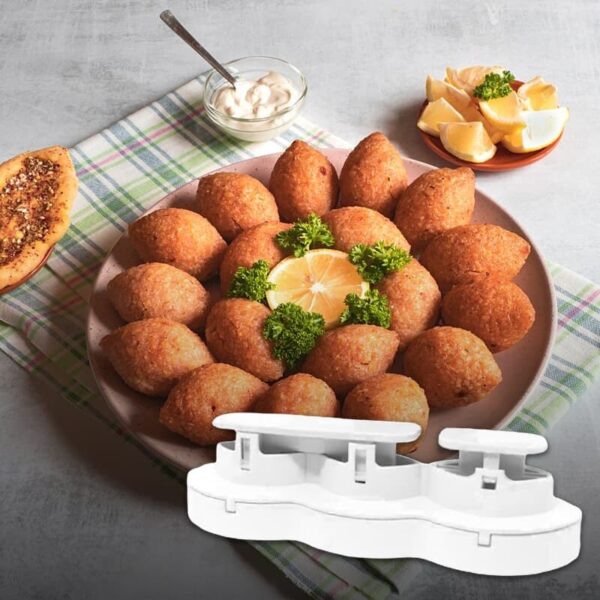 2021 New Manual Meatball Maker Kibbeh Express Plus Rolls Meatloaf Mold Minced Meat Processor Cake Desserts 3