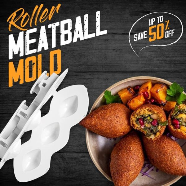 2021 New Manual Meatball Maker Kibbeh Express Plus Rolls Meatloaf Mold Minced Meat Processor Cake Desserts