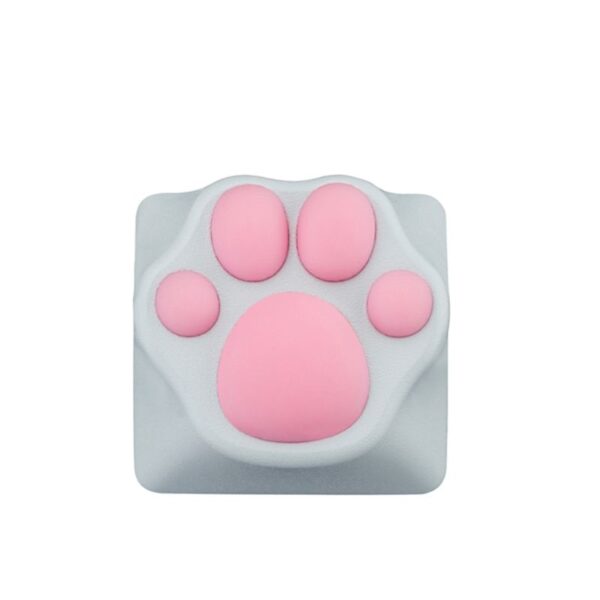 2021 New Personality Customized ABS Silicone Kitty Paw Artisan Cat Paws Pad Keyboard keyCaps for cherry 3