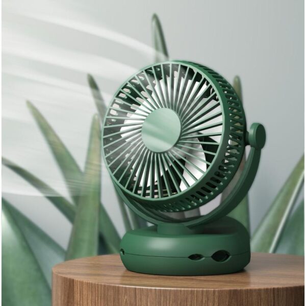 5 Inchi 10000mAh Battery Rechargeable Clip pa Fan Air Yozungulira USB Fan Yonyamula Kwa Outd 1