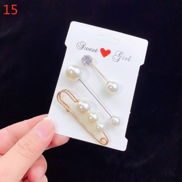 6pcs 4pcs set Pearls Brooch Tightening Waistband Pin Biçûk Bişkojkên Biçûk Vekirî Rhinestone Metal Diy Finding 14.jpg 640x640 14