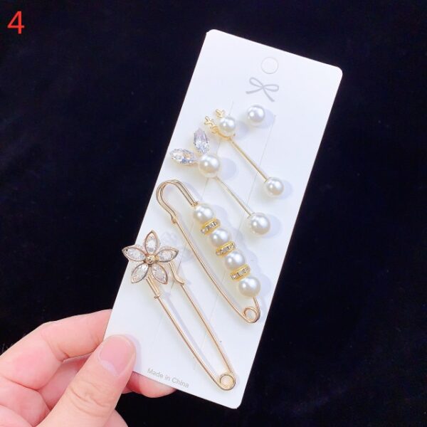 6pcs 4pcs set Pearls Tlws Tynhau Band Waist Pin Llai Agoriad Gwaelod Tlysau Rhinestone Metal Diy Dod o Hyd 3.jpg 640x640 3