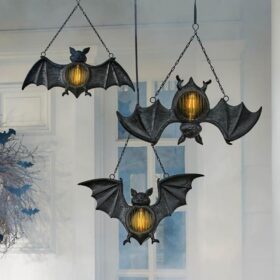 Halloween Bat Hanging Light - image 1