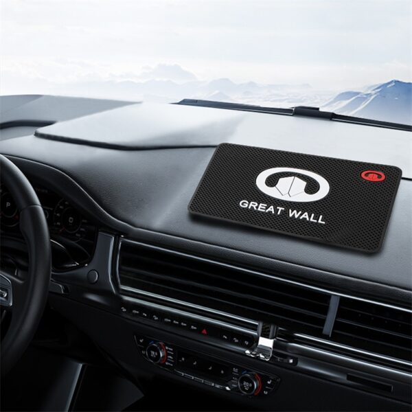 Car Logo Anti Slip Mat Phone Holder Non Slip Mat non slip Pad For BMW Mazda 3