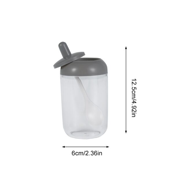 Condiment Jar Spoon Sealed Jar Storage Tank Coffee Beans Tank Kitchen Supplies Sugar Storage Bottle Tea 5
