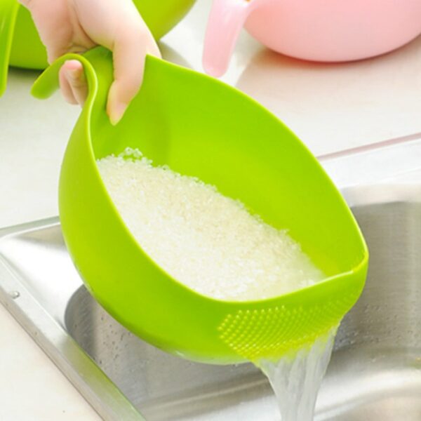 Prehrambeni proizvodi Plastični rižin grah Grašak Filter za pranje Cjedilo Korpa Cjedilo Cjediljka Cjedilo Gadget Pribor za čišćenje