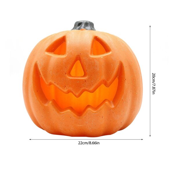 Halloween Pumpkin LED Night Light Decoració LED Decoració Led Halloween Pumpkin Lantern Skull per a l'ornament d'escriptori 5