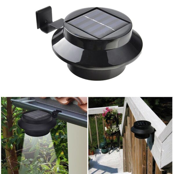 LED Solar Light Lamp Solar Powered Security Light Outdoor Garden Yard Wall LED Light Roof Gutter