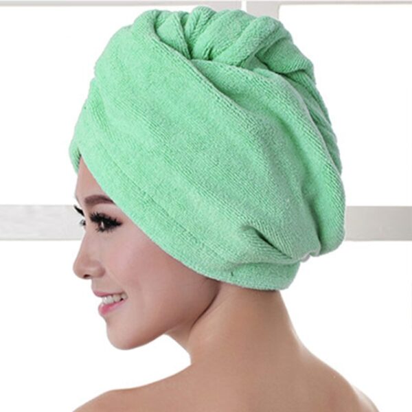 Microfiber Dry Hair Cap Shower Kofia ya Maji Yenye Nguvu Inayofyonza Pembetatu Kofia Msichana Anaosha Nywele Kukausha haraka 1.jpg 640x640 1