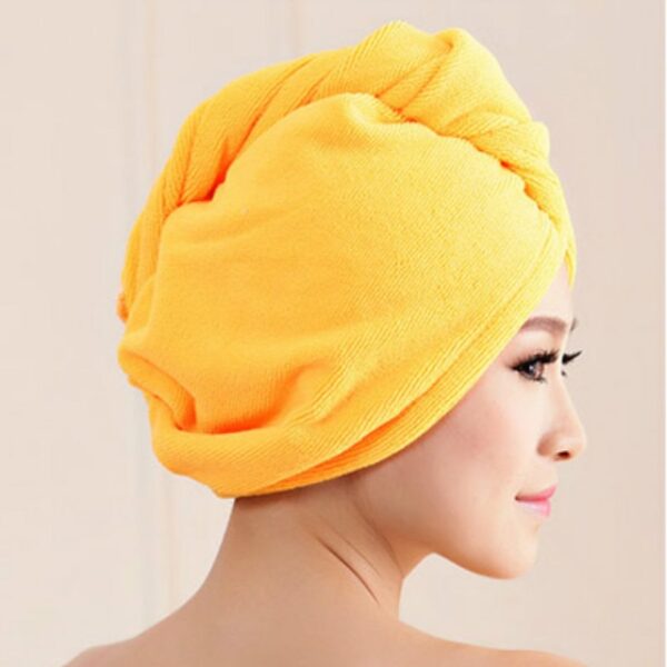 Microfiber Dry Hair Cap Shower Cap Strong Water absorbent triangle okpu nwa agbọghọ na-asa ntutu ọsọ ọsọ 4.jpg 640x640 4