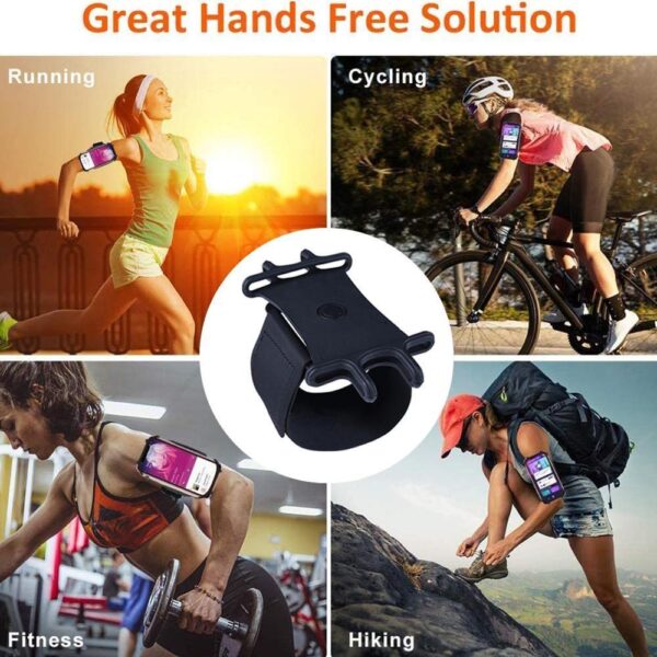 Mobile Phone Running Phone Bag Wristband Belt Jogging Cycling Arm Band Holder Wrist Strap Bracket Stand 4