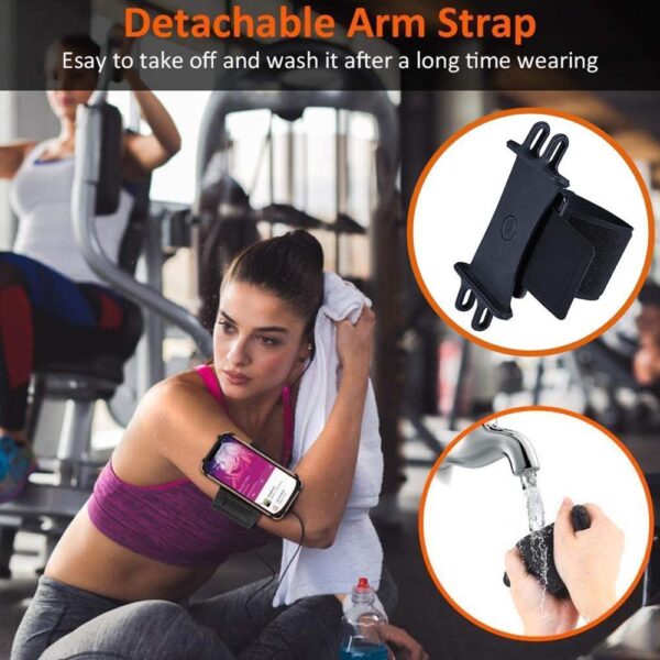 Mobile Phone Running Phone Bag Wristband Belt Jogging Cycling Arm Band Holder Wrist Strap Bracket Stand 5