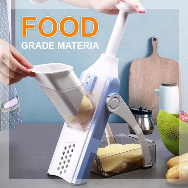 Multifunctional Manual Vegetable Slicer Foldable Grater Slicer Cut Fruit French Fries Kitchen Chopping Artifact Grater Tool 2