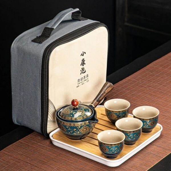 Palesa E nkehang Hantle Sechaena Gongfu Kung Fu Tea Set Ceramic Teapot W Wooden Handle Side handle 1.jpg 640x640 1