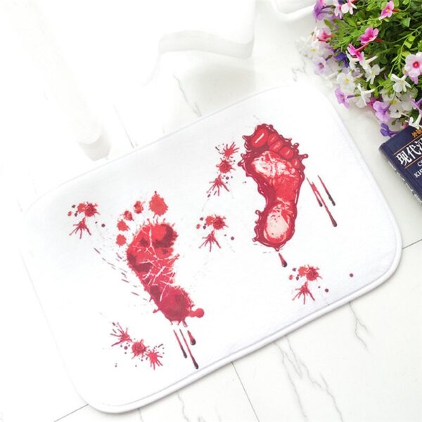 Quality doormat Blood novelty Bathroom Bath floor Mat Europe style Carpet Rug Water Absorption Non slip 3