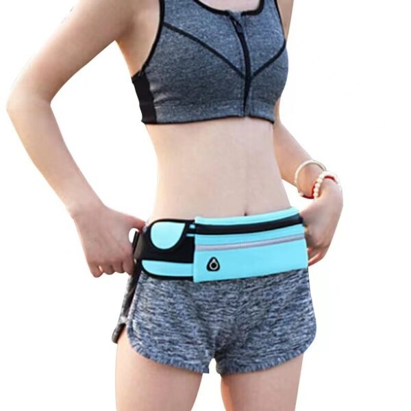 Running waist bag multi functional waterproof anti theft phone waist bag sports fitness small kettle bag 1