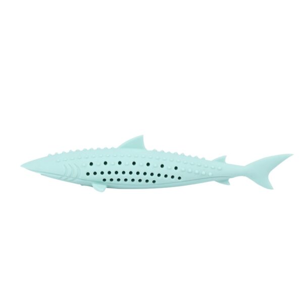 Silicone Mint Fish Cat Toy Pet Catnip Soft Clean Teeth Toothbrush Chew Cats Toys Molar Stick 3