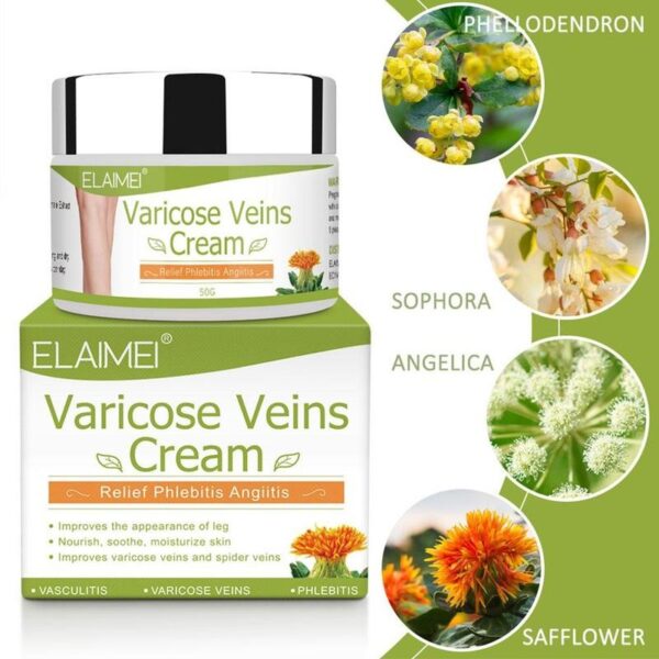 Varicose Veins Ointment 50g Varicosity Angiitis Removal Medical Plaster Vasculitis Phlebitis Spider Cream 3
