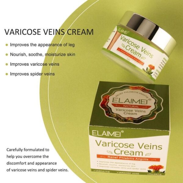 Varicose Veins Ointment 50g Varicosity Angiitis Removal Medical Plaster Vasculitis Phlebitis Spider Cream 4