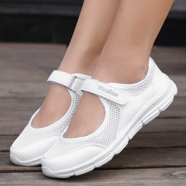 Women Casual Shoes Sneaker Breathable Walking Women s Sneakers Black Elastic Fabric Sneakers Women Vulcanized Shoes 3.jpg 640x640 3