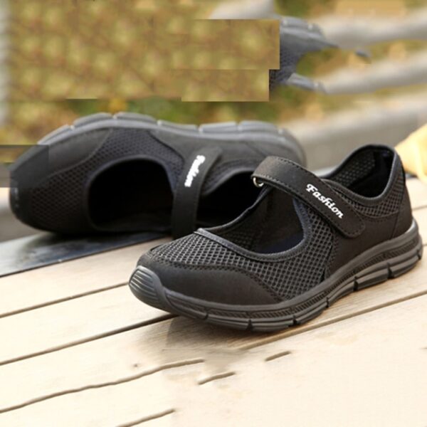 Women Casual Shoes Sneaker Breathable Walking Women s Sneakers Black Elastic Fabric Sneakers Women Vulcanized Shoes 5.jpg 640x640 5