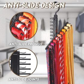 360° Rotating Cross Shaped Tie Hanger - image 1