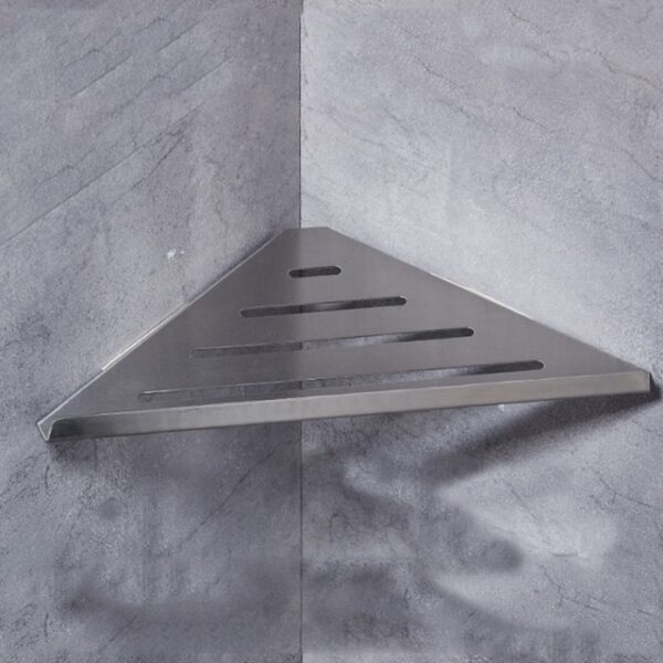 1Pcs Corner Shelf Single Layer 304 Stainless Steel Bathroom Shelf Wall Mounted Stainless Steel Shelves Bathroom 1.jpg 640x640 1