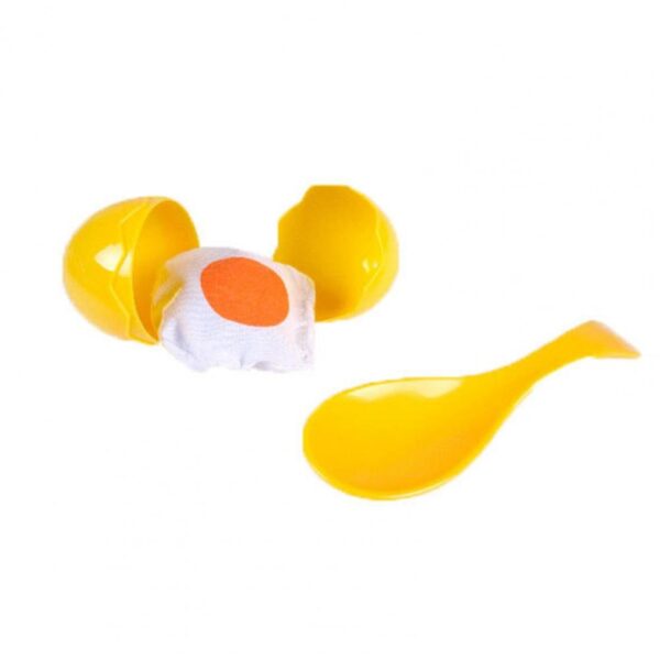 1 Set Egg Spoon Παιχνίδι Easy to Grip Διανοητική ανάπτυξη Φορητά εκπαιδευτικά κουτάλια ισορροπίας Egg Toy for 3