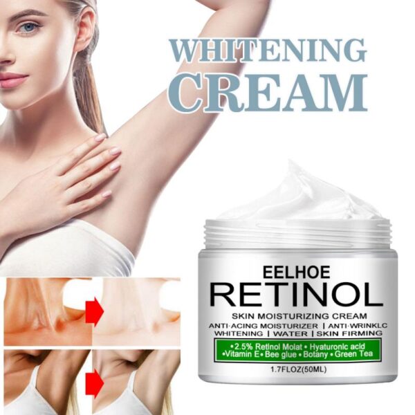1pc Whitening Face Body Cream Dark Black Skin Care Lightening Moisturizing Body Underarm Whitening Cream 50ml 7