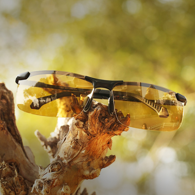 Polarized Sunglasses Photochromic Fishing Glasses Night Vision