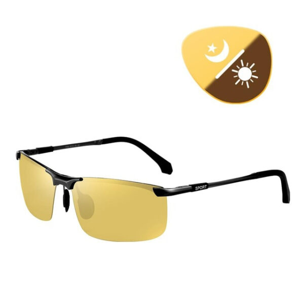 CAPONI Night Vision Sunglasses Polarized Photochromic Sun Glasses For Men Oculos Yellow Driving Glasses gafas de 2.jpg 640x640 2.