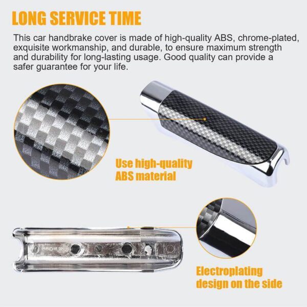 Car Handbrake Protector Hand Brake Set Universal Car Handbrake Sleeve Silicone Gel Cover Anti Skid Auto 5