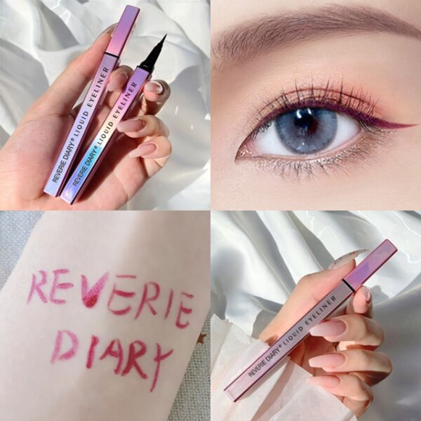 Eye Shadow Liner Combination cosmetics Black Pen Waterproof Is Not Blooming Eyeliner Pen Quick drying Eyeliner 5.jpg 640x640 5