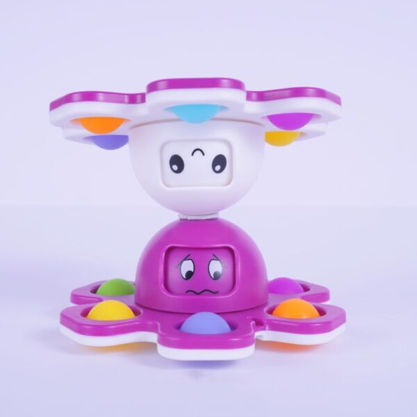 Fidget igračke Autizam Ublažavanje stresa Silikon Interaktivni Preokret Hobotnica Promijeni lica Spinner Push Pop Mjehurići Fidget 1