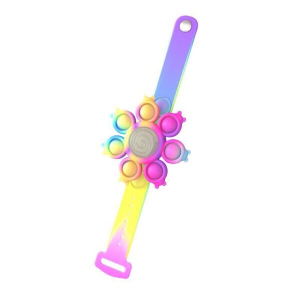 New Fidget Spinner Pop It Push Bubble Bracelet Kid Adults Dimple Toys Silicone Wristband Hand Figet 1.jpg 640x640 1