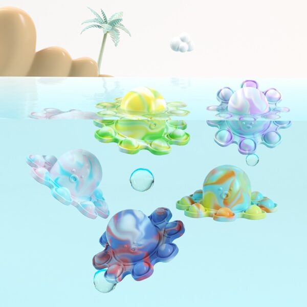 Pop Fidget Toys Bubbles Suna Sauƙaƙe Autism Squishy Simpl Dimmer Brinquedos don Popit Antistress Hannun Wasan Wasa 5